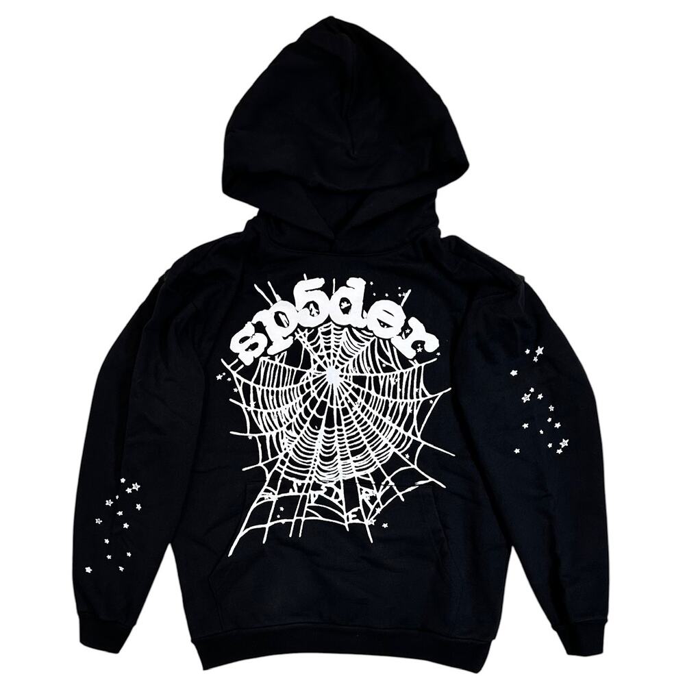 Sp5der Spider OG Web Heavyweight Hoodie in Black